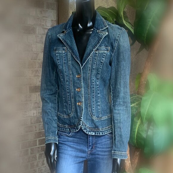 DKNY Jeans Lapel Jacket - Picture 4 of 14